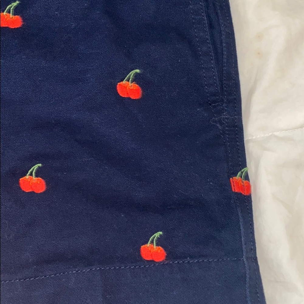 J Crew Cherry Chino Shorts
